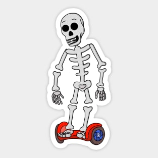 Spooky Hover Bones Sticker